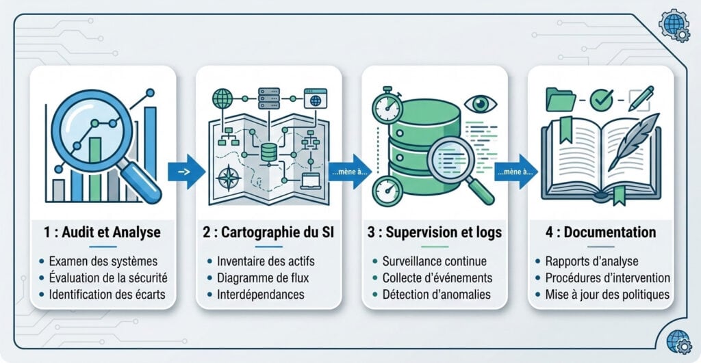 Maîtriser c'est : analyser, cartographier, superviser, documenter